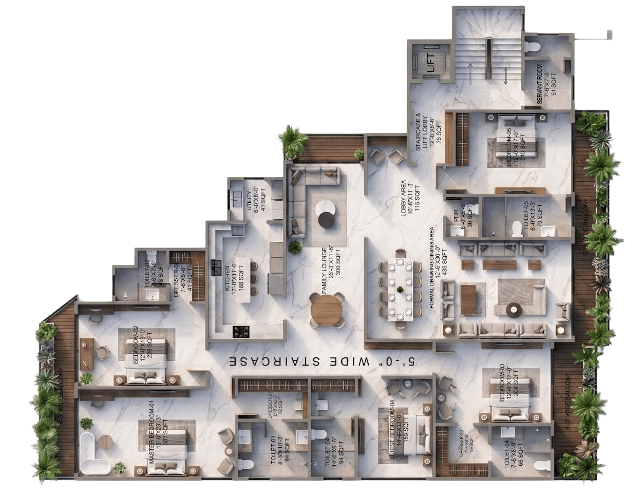Typical Floor floor plan