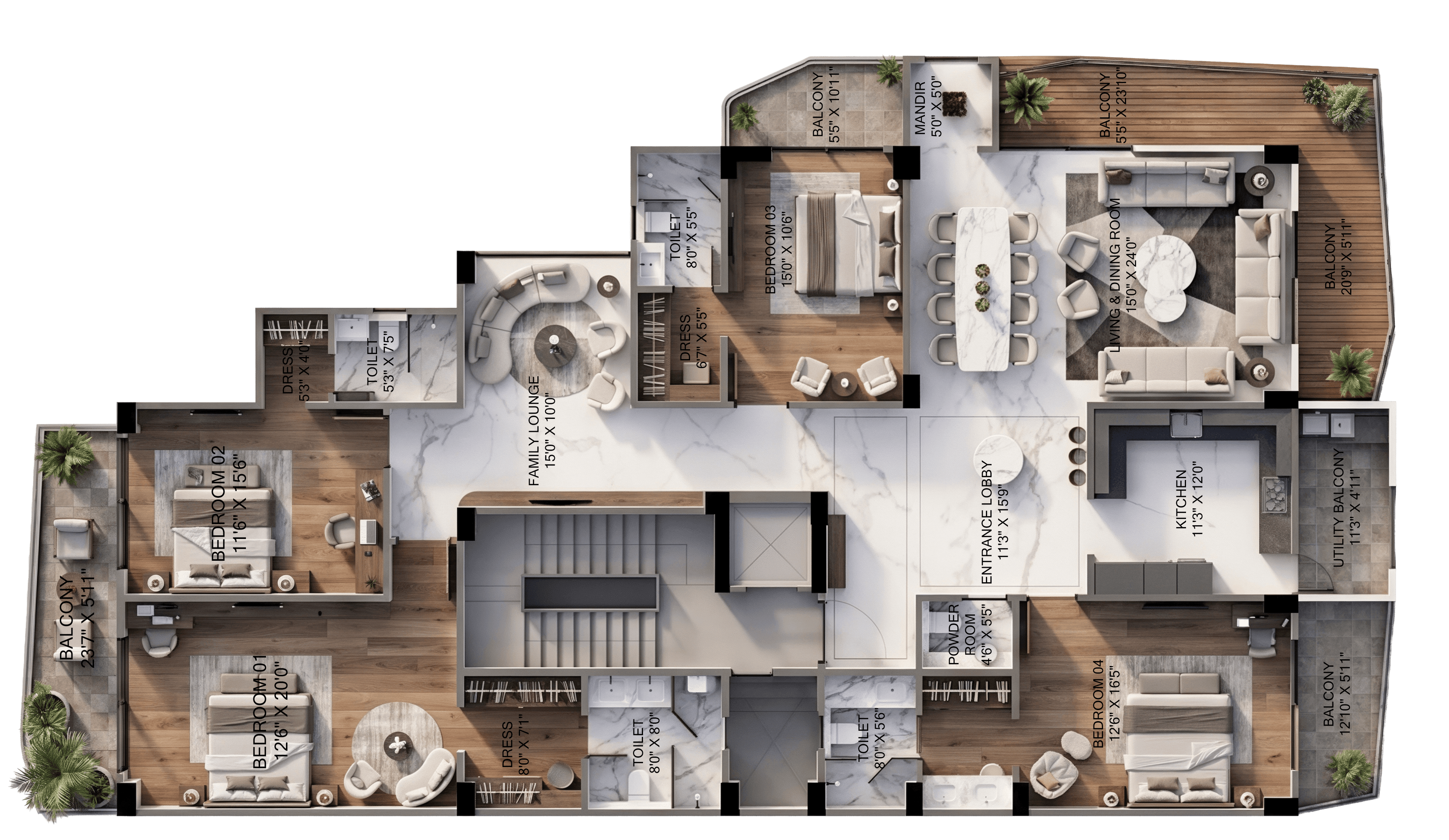 Typical Floor floor plan